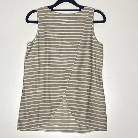 New J. Crew Cross Back Satin Tank Top Women's Size 0 - Picture 6 of 7